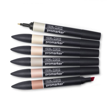 Marcador Promarker 06 Tons de Pele Set 1 Winsor & Newton