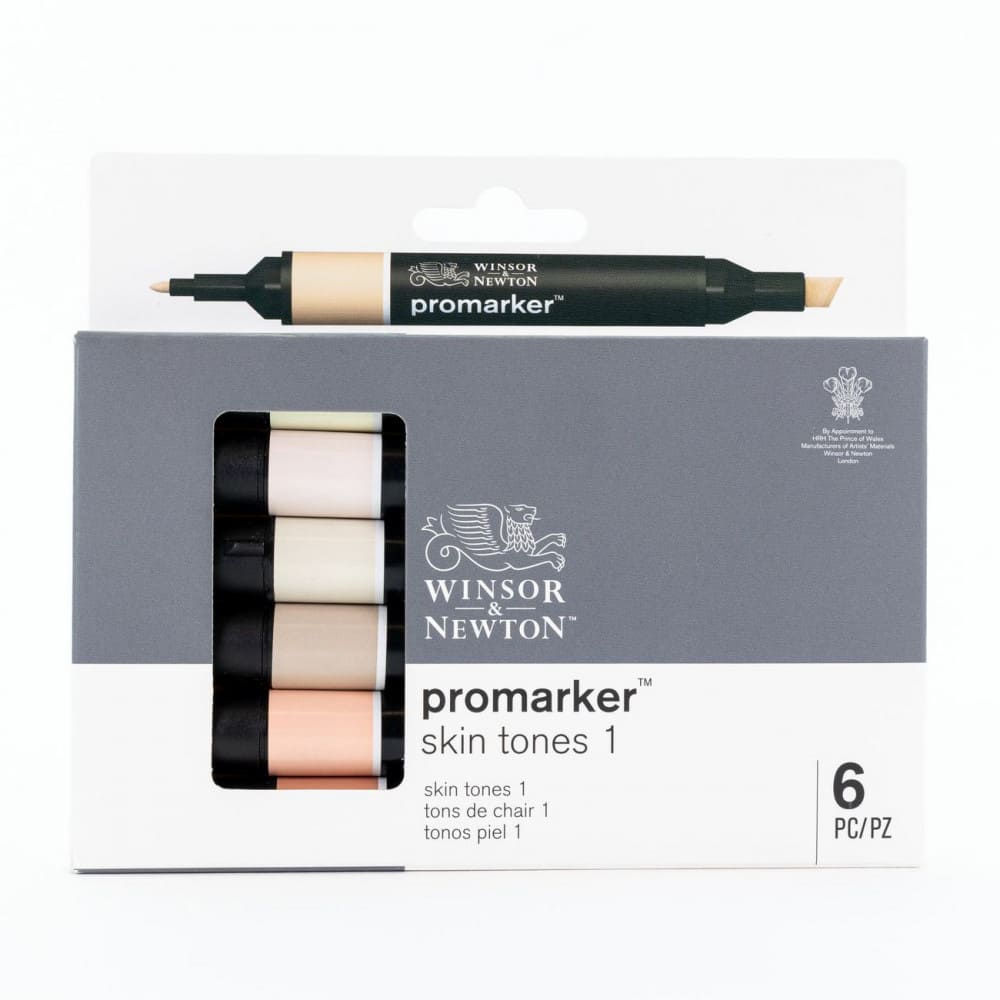 Marcador Promarker 06 Tons de Pele Set 1 Winsor & Newton