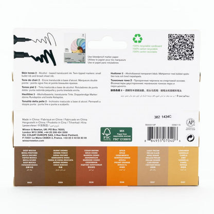 Marcador Promarker 06 Tons de Pele Set 2 Winsor&Newton