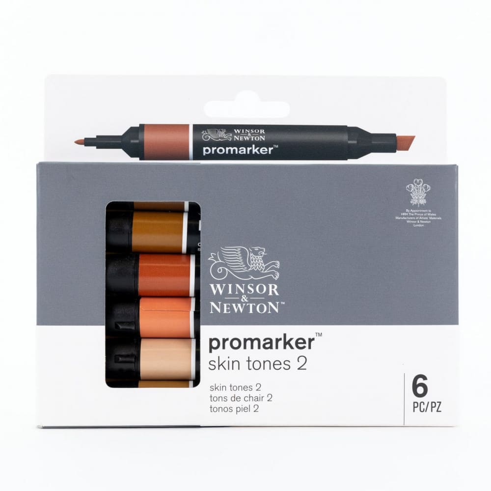 Marcador Promarker 06 Tons de Pele Set 2 Winsor&Newton