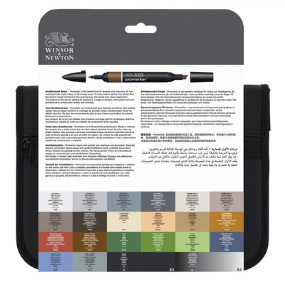 Marcador Promarker Designer 24 Tons Arquitetura Winsor & Newton