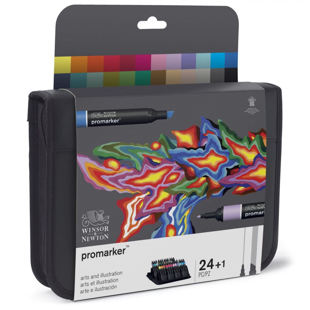 Marcador Promarker Designer 24 Cores Para Ilustração Winsor & Newton