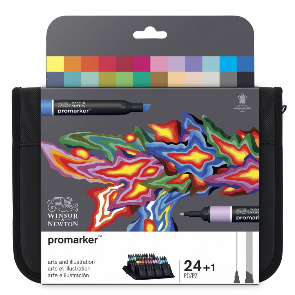 Marcador Promarker Designer 24 Cores Para Ilustração Winsor & Newton