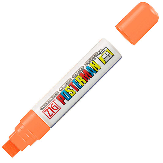 Marcador Zig Posterman Kuretake Fluorescent Orange