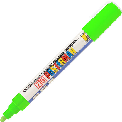 Marcador Zig Posterman Kuretake Fluorescent Green