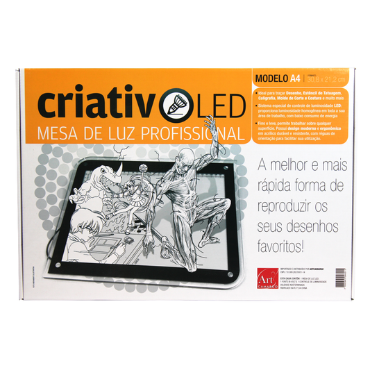 Mesa de Luz Profissional Criativo LED A4