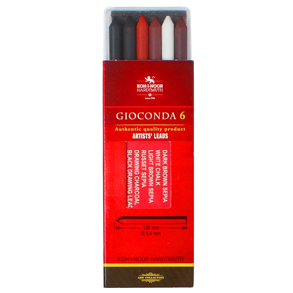 Mina Grafite Koh-I-Noor 5.6mm com 06 Cores Variadas 4869-III