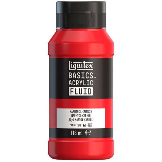 Tinta Acrílica Liquitex Basics Fluída 118ml Naphtol Crimson
