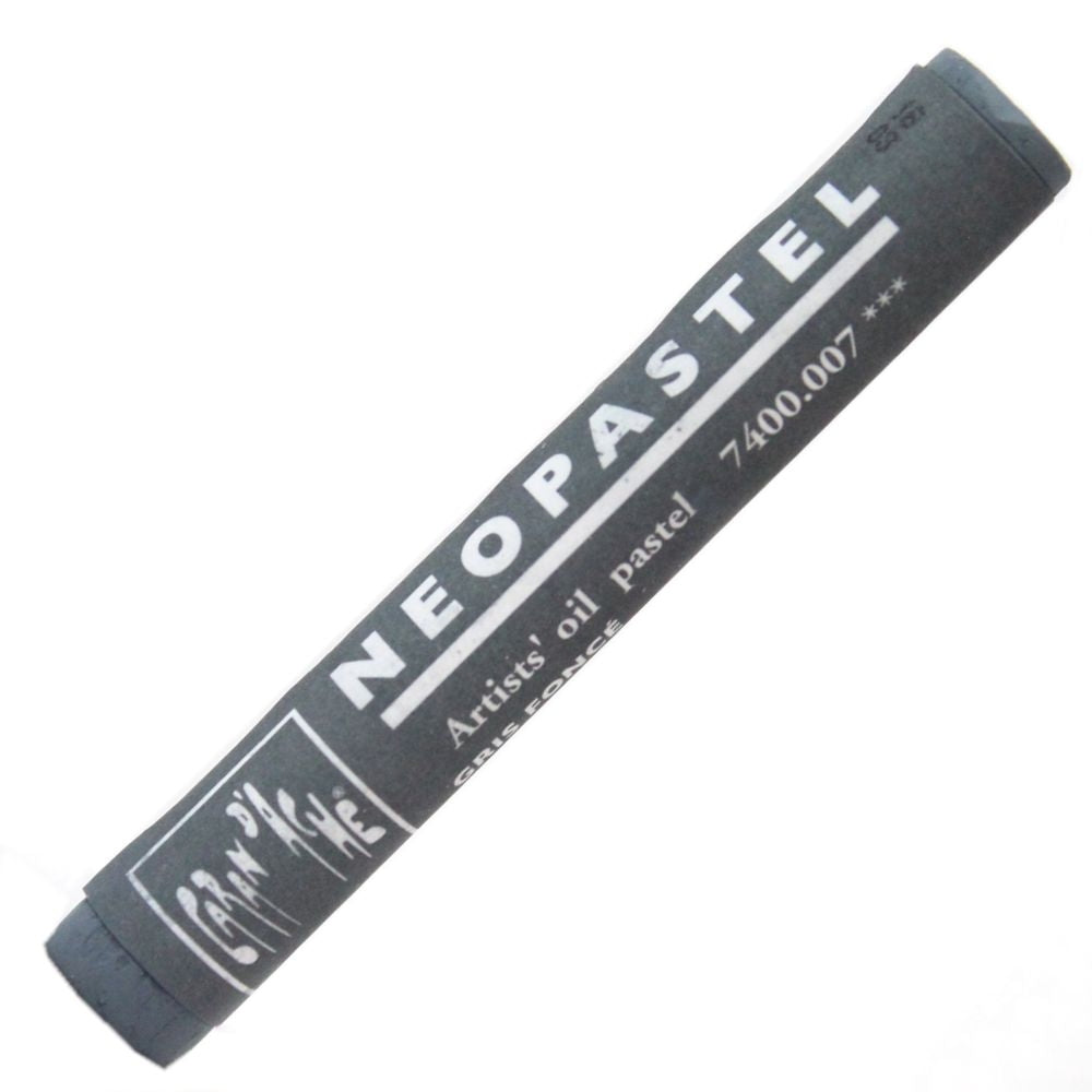 Pastel Oleoso Neopastel Caran d'Ache 007 Dark Grey