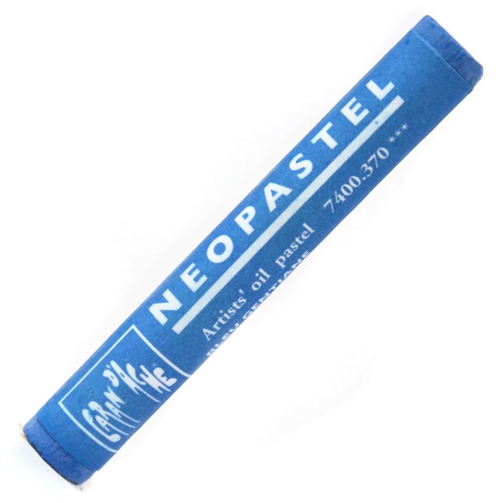 Pastel Oleoso Neopastel Caran d'Ache 370 Gentian Blue