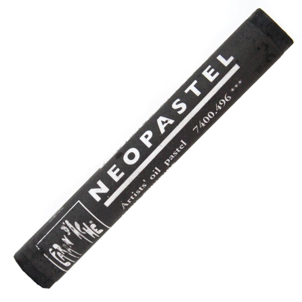 Pastel Oleoso Neopastel Caran d'Ache 496 Ivory Black