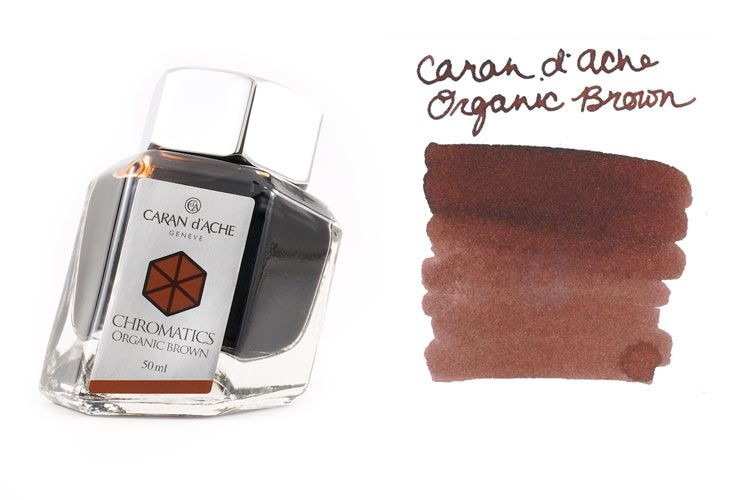 Tinta Para Tinteiro Chromatics Caran d'Ache Organic Brown 50ml