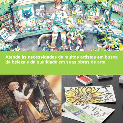 Aquarela Kuretake Gansai Tambi Cobalt Green 503