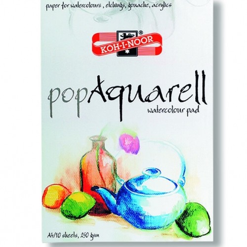Bloco de Papel Para Aquarela Koh-I-Noor A2 250gr