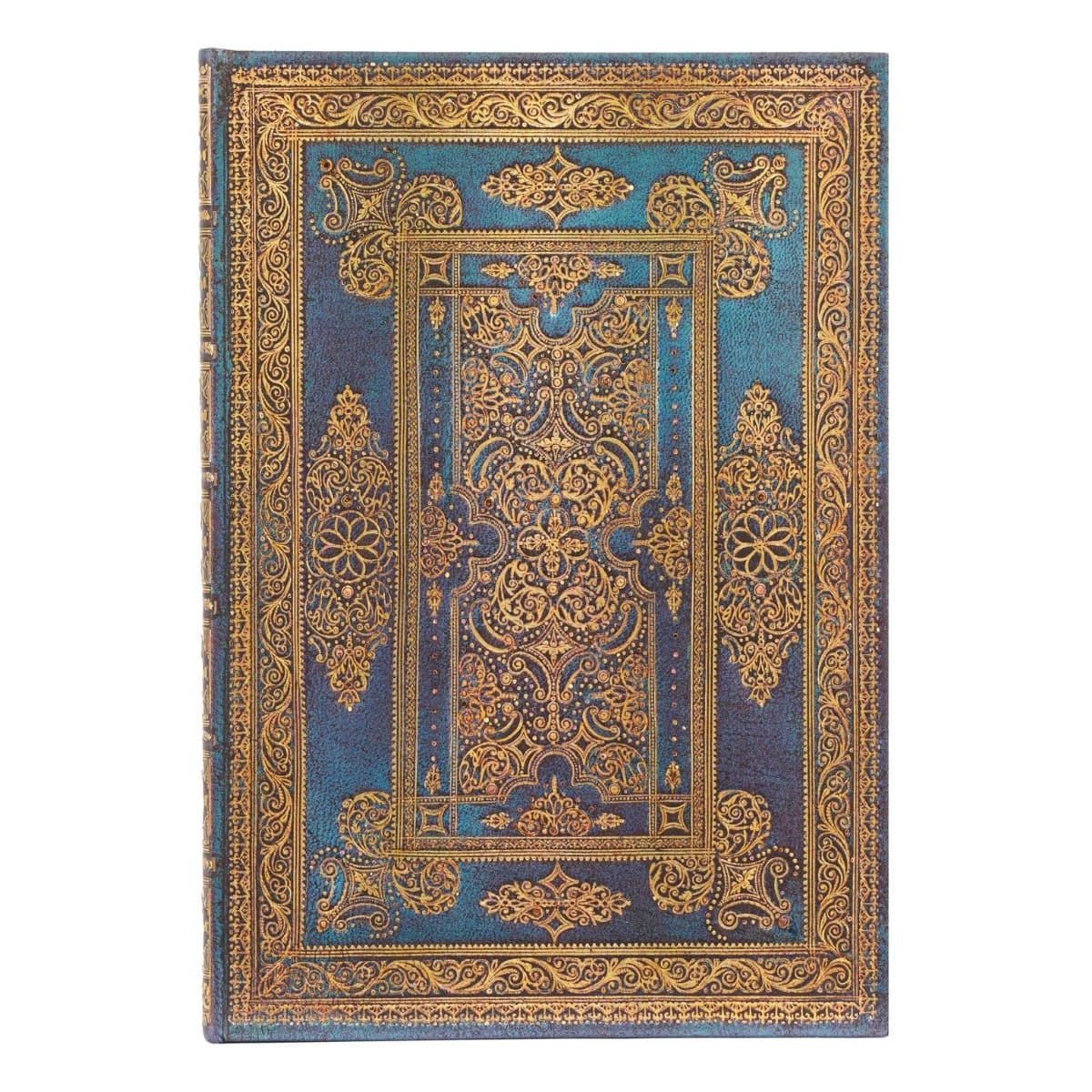 Paperblanks Blue Luxe Capa Dura Midi Sem Pauta