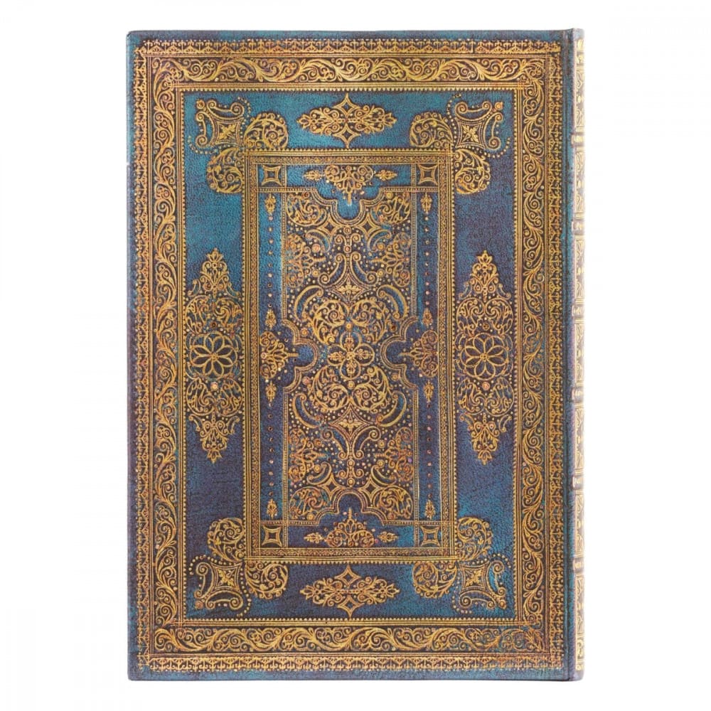 Paperblanks Blue Luxe Capa Dura Midi Sem Pauta