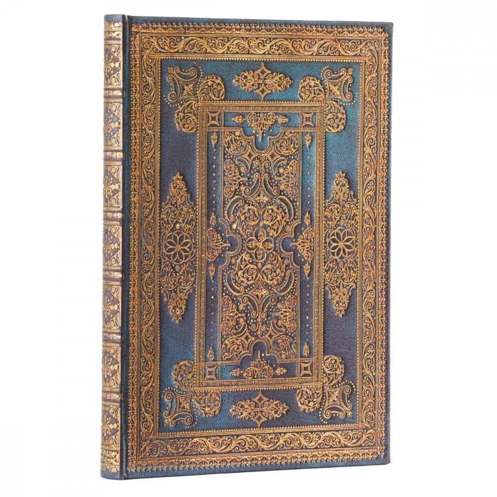 Paperblanks Blue Luxe Capa Dura Midi Sem Pauta