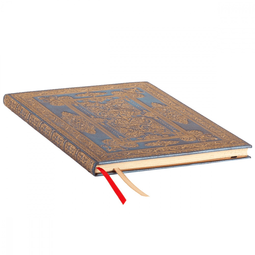 Paperblanks Blue Luxe Capa Dura Grande Sem Pauta