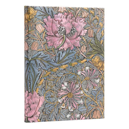 Paperblanks Morris Pink Honeysuckle Midi Capa Dura Pautado