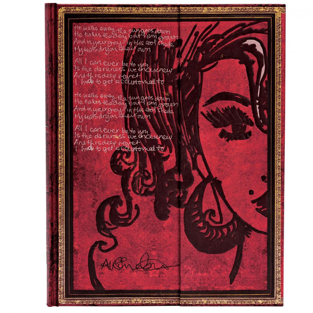 Paperblanks Amy Winehouse Lágrimas Secas Capa Dura Maxi Pautado