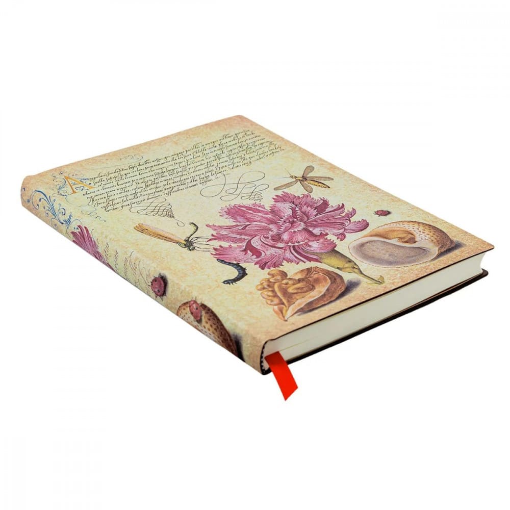 Paperblanks Pink Carnation Flexis Midi Pautado