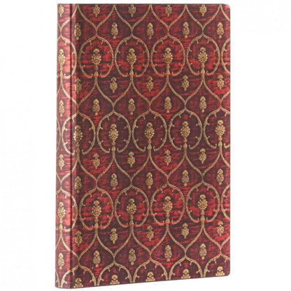 Paperblanks Red Velvet Capa Flexível Mini Pautado