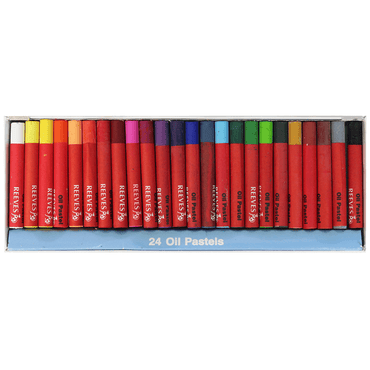 Pastel Oleoso Artístico Reeves 24 Cores