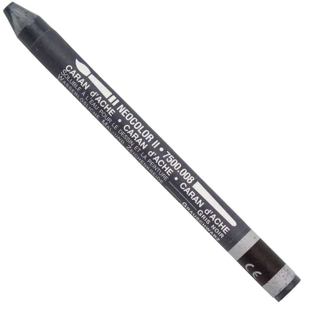 Giz Aquarelável Neocolor II Caran D’Ache 008 Greysh Black