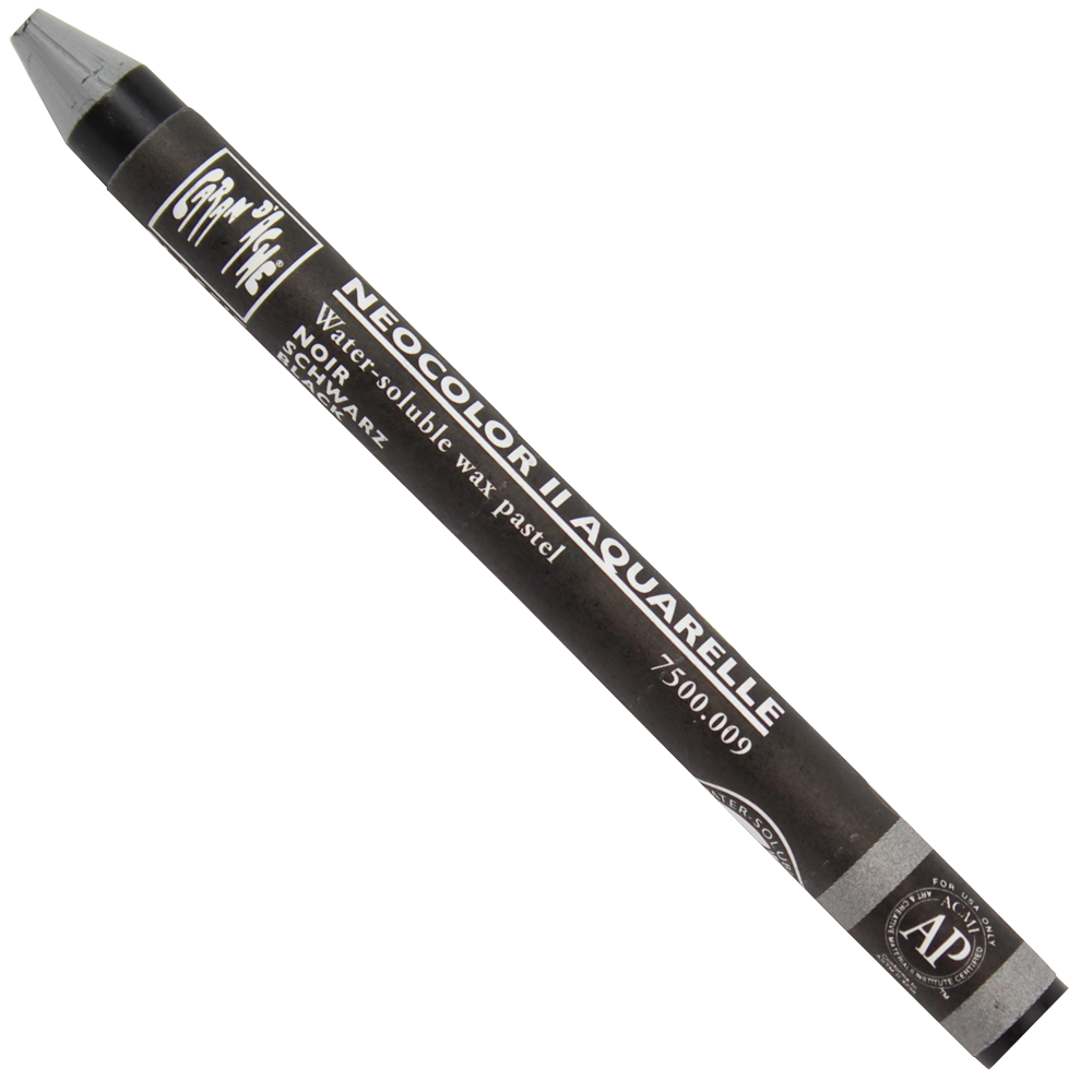 Giz Aquarelável Neocolor II Caran D’Ache 009 Black