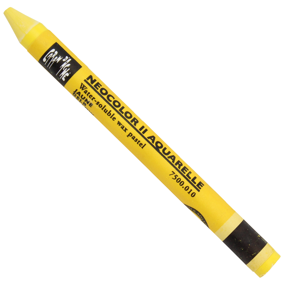 Giz Aquarelável Neocolor II Caran D’Ache 010 Yellow