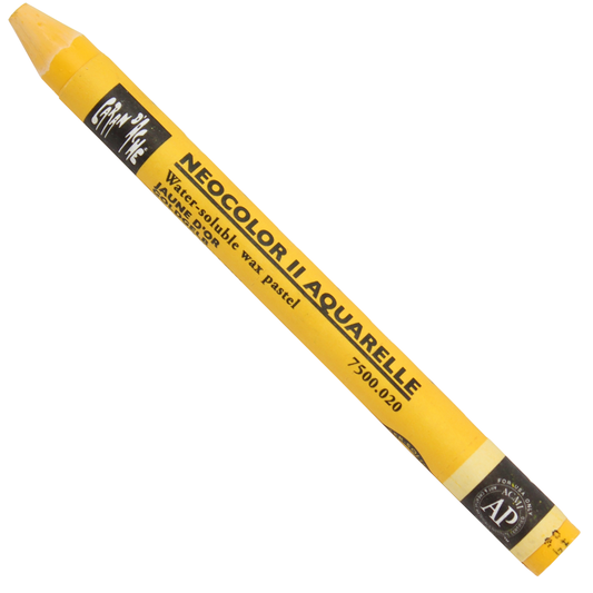 Giz Aquarelável Neocolor II Caran D’Ache 020 Golden Yellow