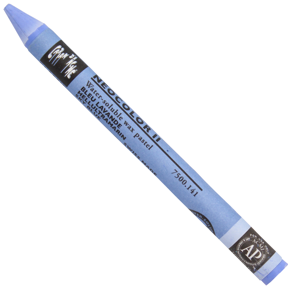 Giz Aquarelável Neocolor II Caran D’Ache Tom Azul