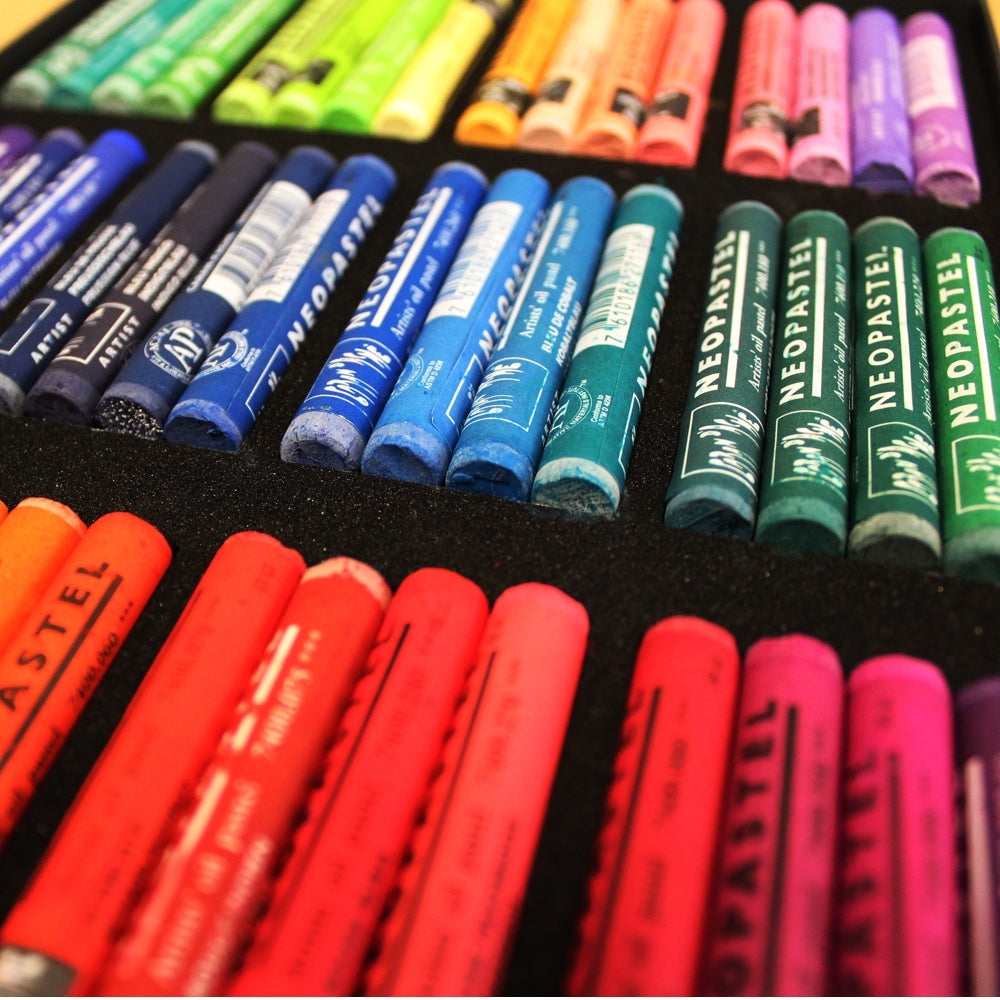Pastel Oleoso Caran d'Ache Neopastel 96 Cores