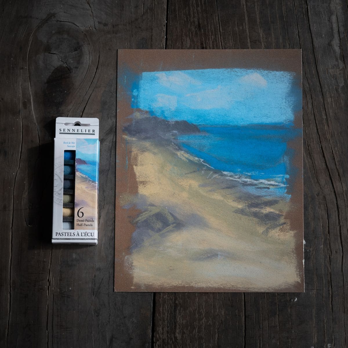 Pastel Seco Sennelier Extra Soft 06 Cores Seascape