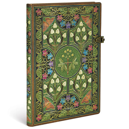 Paperblanks Poetry In Bloom Capa Dura Midi Pautado