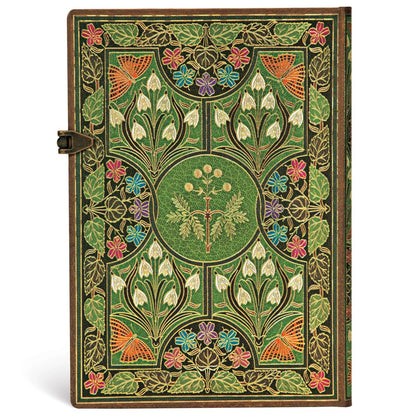 Paperblanks Poetry In Bloom Capa Dura Midi Pautado