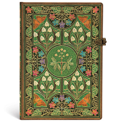 Paperblanks Poetry In Bloom Capa Dura Midi Pautado
