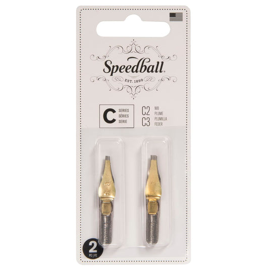 Conjunto Pena Caligrafia Speedball C2 e C3