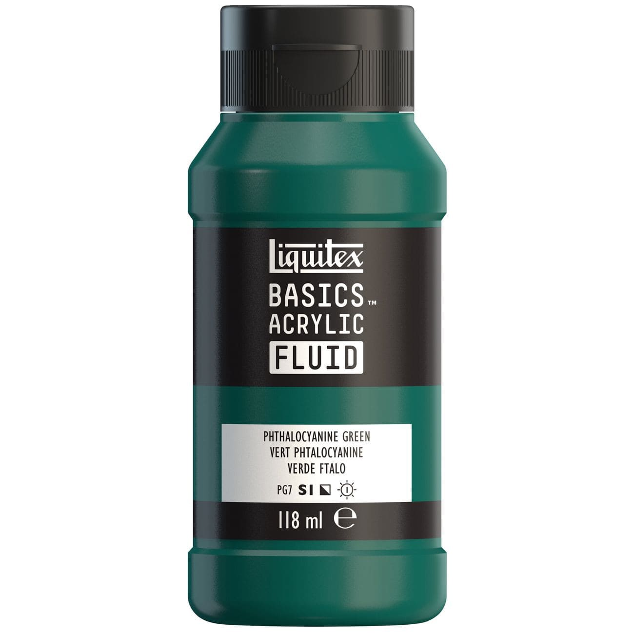 Tinta Acrílica Liquitex Basics Fluída 118ml Phthalocyanine Green