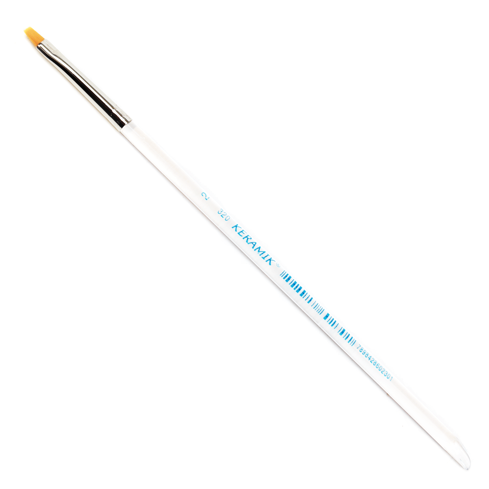Pincel Chato Sintético Keramik 320 02