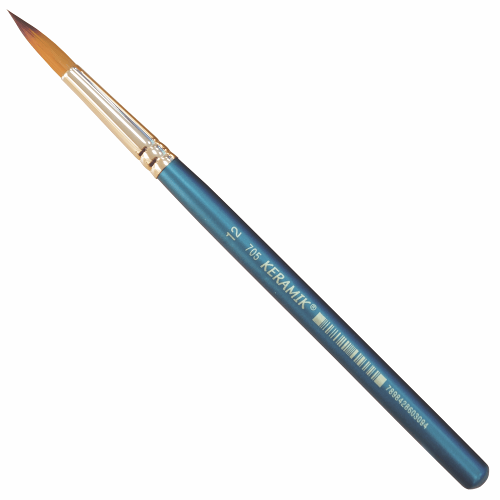 Pincel Aquarela Keramik 705 12 Redondo