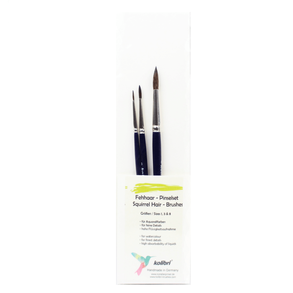 Kit de Pincéis Kolibri 3 Peças 22-138