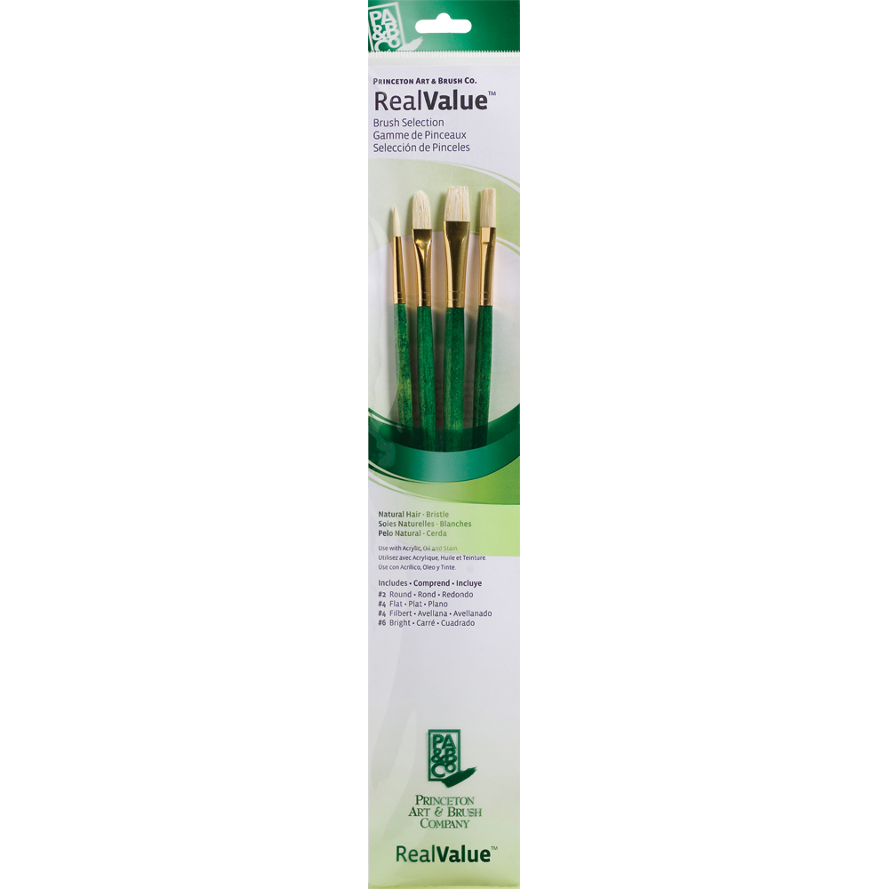 Kit de Pincéis Princeton 9118 Cabo Longo