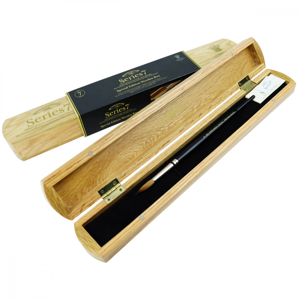 Pincel Winsor & Newton Série 7 Redondo 7 Estojo Madeira