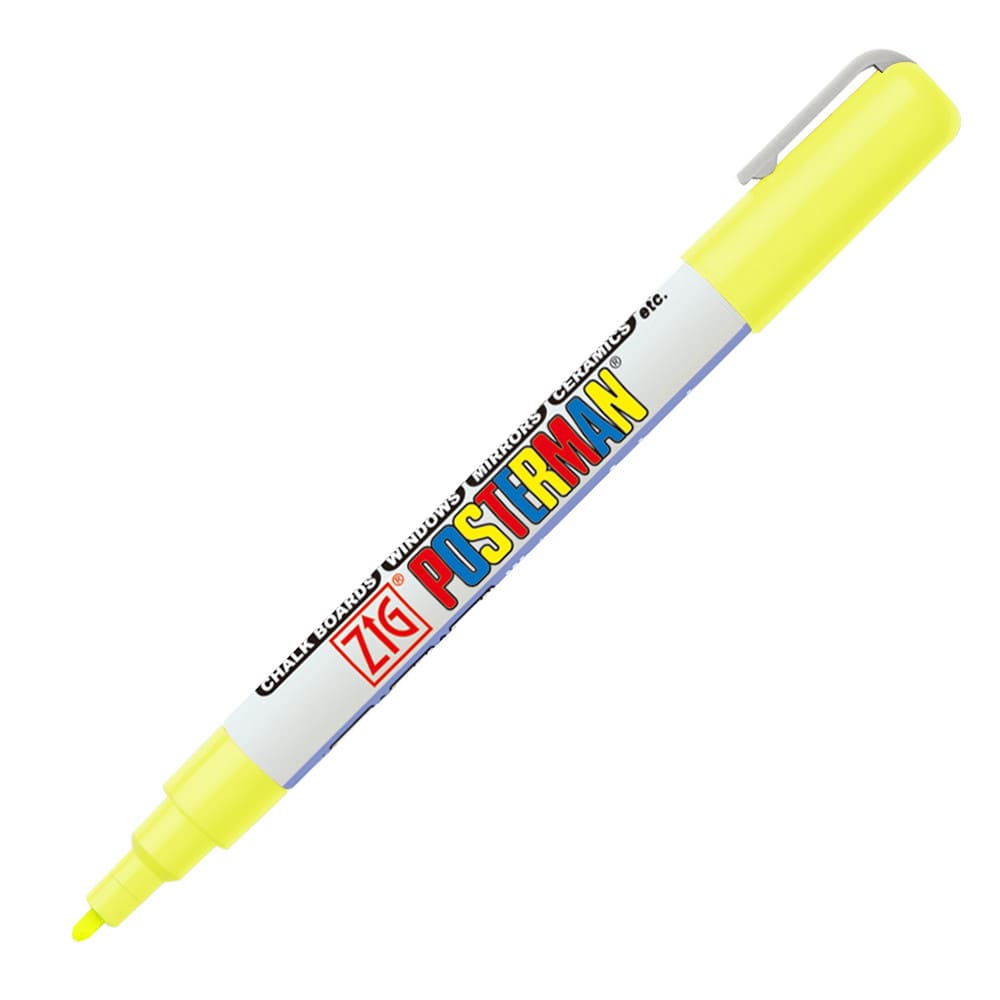 Marcador Zig Posterman Kuretake Fluorescent Yellow PMA-20