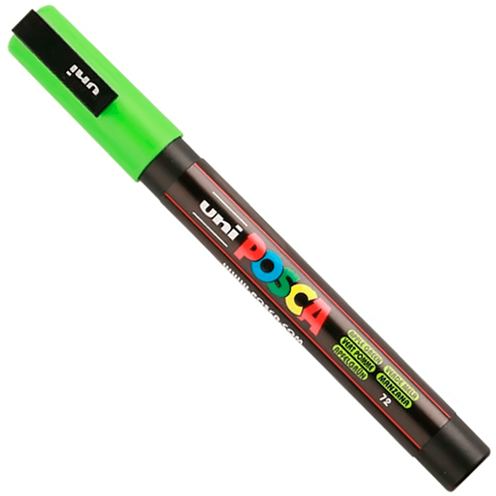 Caneta Posca Uni Ball PC-3M Verde Maçã