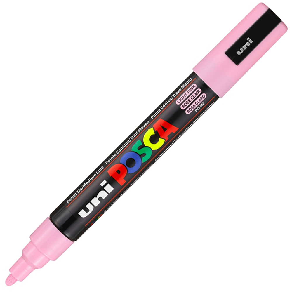 Caneta Posca Uni Ball PC-5M Rosa Claro