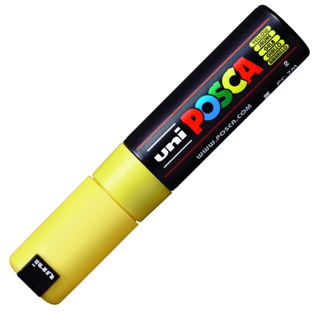 Caneta Posca Uni Ball PC-7M Amarelo