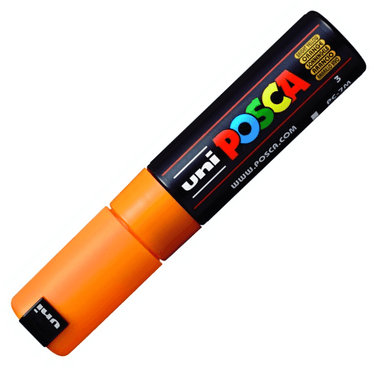 Caneta Posca Uni Ball PC-7M Amarelo Brilhante