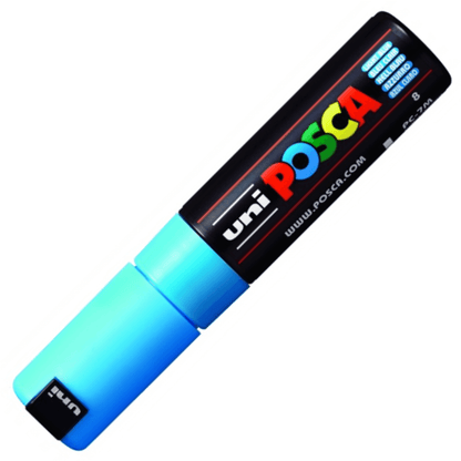 Caneta Posca Uni Ball PC-7M Azul Claro